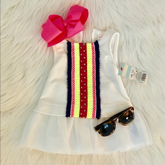 Other - 3/$25 White Tulle Skirt Sleeveless Summer Dress